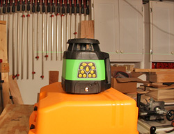 Rotary Laser level model 40 6544 GreenBrite laser beam makes the job site more efficient with highly visible laser beam Model 40-6544 GreenBrite laser beam easy to see