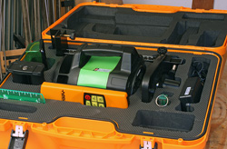 Rotary Laser level model 40 6544 storage case makes it easy to travel with and store Model 40-6544 foam filled storage case