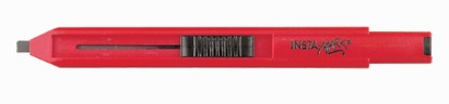 How to sharpen carpenter's pencil presented by Johnson Level. mechanical carpenter pencil Johnson Level