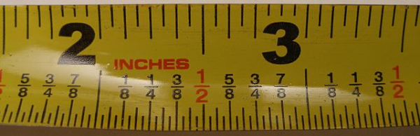 Tape Measure Chart