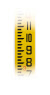 Grade Rod with distinct colors on each side for feet/tenths or feet/inches