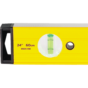 Magnetic Aluminum Box Beam Level Model 9500 with Protective End Caps