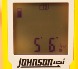 The LCD screen allows the user to read their measurement in multiple different formats.