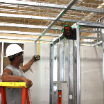 Johnson GreenBrite 40-6657 Self-Leveling Cross-Line Laser Level