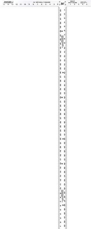 53-Inch Heavy-Duty Adjustable Drywall T-Square