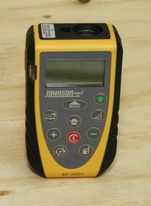 Johnsons Laser Distance Measuring Tool Model #40-6001